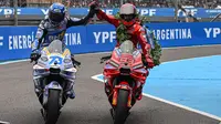 Alex dan Marc Marquez di motoGP Argentina 2025. (Bola.com/motogp.com)