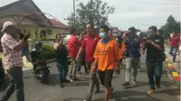 Dua orang Aparatur Sipil Negara (ASN) di Kabupaten Simalungun, Sumatera Utara (Sumut), diamankan pihak kepolisian karena terkait kasus video mesum. (Liputan6.com/Reza Efendi)