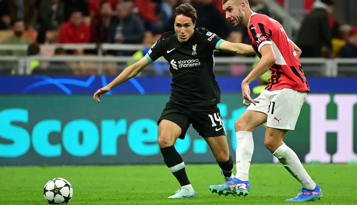 Klub-klub seperti Milan, Roma, dan Napoli paling tertarik untuk memberikan Chiesa kesempatan bermain lebih banyak. Dengan potensi yang dimiliki, kepindahan ke salah satu klub tersebut bisa menjadi langkah tepat bagi kariernya. (AFP/Piero Cruciatti)