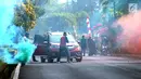 Personel TNI bertindak sebagai teroris dalam Latihan Penanggulangan Terorisme Satuan Gultor TNI di kawasan Gelora Bung Karno, Senayan, Jakarta Pusat, Rabu (1/8). Latihan itu sebagai persiapan pengamanan ajang Asian Games 2018. (Merdeka.com/Imam Buhori)