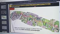 Peta Pembangunan Mamuju Arterial Ring Road (MARR) TPI-Timbu di Mamuju, Sulawesi Barat (Foto: Liputan6.com/Abdul Rajab Umar)