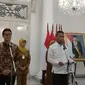 Pj Gubernur DKI Jakarta Heru Budi menggelar rapat koordinasi bersama Menkes Budi Gunadi Sadikin di Ruang Rapim Utama, Balai Kota DKI Jakarta, Senin (24/7/2023)(Liputan6.com/ Winda Nelfira)