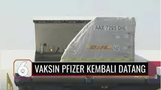 Indonesia kembali menerima kedatangan 1,2 juta dosis Vaksin Pfizer di Bandara Soekarno-Hatta pada Kamis (02/9). Wakil Menkes Dante Saksono Harbuwono mengatakan kedatangan vaksin ini untuk memenuhi stok vaksin di Indonesia.