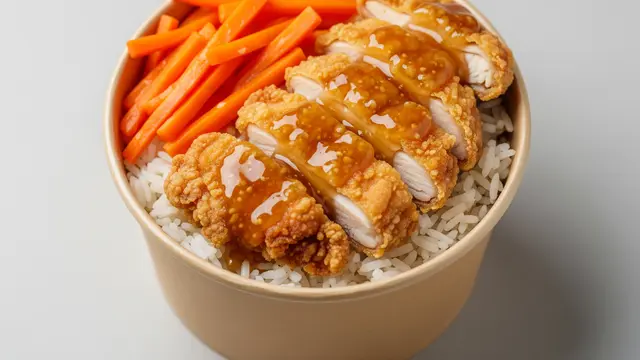 Rice Bowl Ayam Crispy Saus Madu Ekonomis