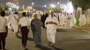 Diketahui, ada sekitar dua juta Muslim dari berbagai tempat di dunia memulai perjalanan spiritual ibadah haji mereka di Arab Saudi pada Rabu. (Foto oleh AFP)