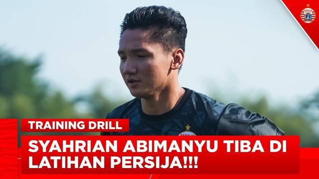 Berita video latihan Syahrian Abimanyu bersama Persija