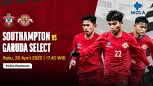 Saksikan, Live Streaming Garuda Select Vs Southampton di Vidio Sore Ini. (Sumber : dok. vidio.com)
