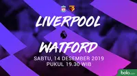 Premier League - Liverpool Vs Watford (Bola.com/Adreanus Titus)