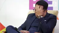 Ridwan Kamil saat menghadiri acara Climate Talk, Bisnis Karbon, Solusi Atau Perangkap Bagi Indonesia di gedung KLY Jakarta, Rabu 26 Februari 2025. (Liputan6.com/Helmi Fithriansyah)