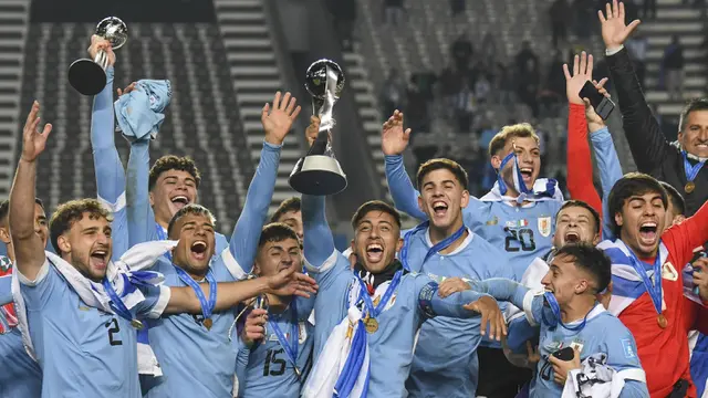 Foto: Uruguay Juara Baru Piala Dunia U-20 setelah Tekuk Italia, Sah Jadi Negara ke-13 yang Raih Trofi sepanjang Sejarah