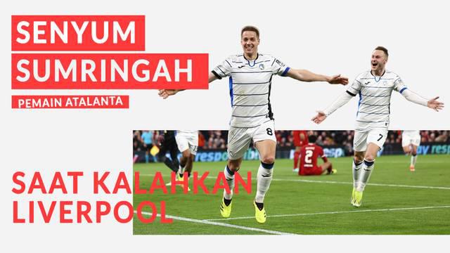 Berita Video, beragam ekspresi kemenangan pemain Atalanta saat kalahkan Liverpool pada Jumat (12/4/2024)