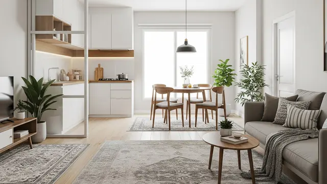 Konsep Terbuka (Open Plan)