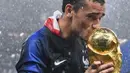 Pria 33 tahun tersebut sejauh ini telah memberikan 137 caps dengan 44 gol dan 38 assist untuk Les Bleus. (AFP/Franck Fife)