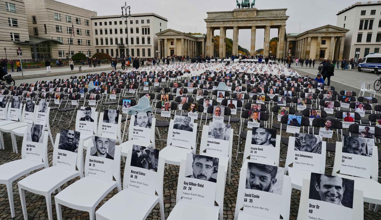 Serangan Hamas tersebut memicu agresi militer Israel di seluruh wilayah Gaza, Palestina yang berlangsung hingga sekarang. (AP Photo/Markus Schreiber)