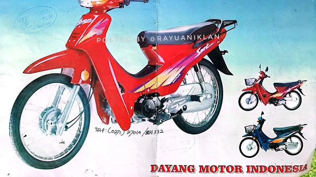 Motor cina mirip Supra Bapak (Instagram/@rayuaniklan)