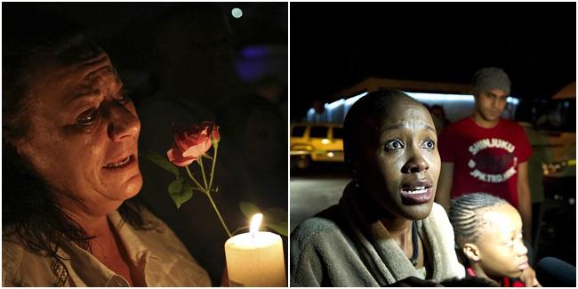 Air mata: Semua orang berduka cita sembari tak berhenti berdoa bagi Madiba (c) dailymail.co.uk