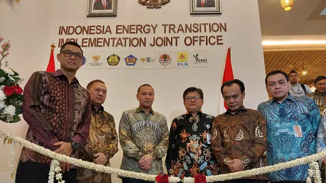 Peresmian kantor Satuan Tugas Transisi Energi Nasional (TEN) atau Indonesia Energy Transition Implementation Joint Office.