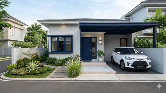 Kombinasi Warna Cat Rumah Bagian Luar yang Elegan dan Mewah. Gemini