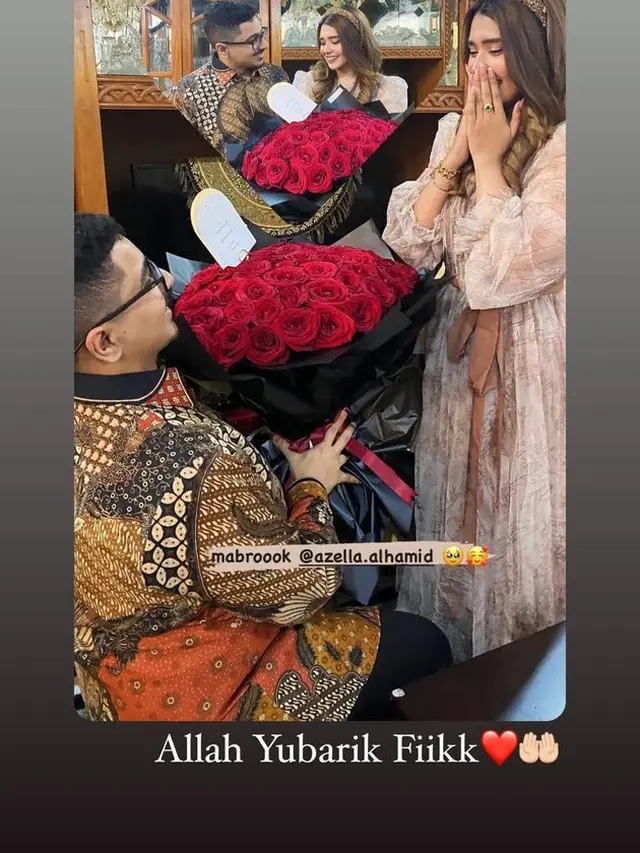 7 Potret Azella Alhamid Cucu Elvi Sukaesih yang Dilamar Kekasih Ini Romantis