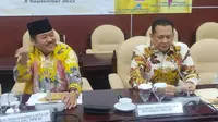 Ketua Fraksi Partai Golkar di MPR, Idris Laena mengaku, tengah melakukan pengkajian terkait dengan rencana pembentukan Pokok-Pokok Haluan Negara (PPHN). (Foto: Nur Habibie/Merdeka).