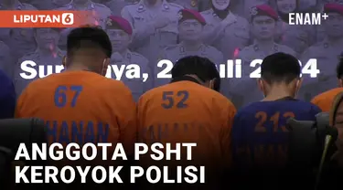 13 Anggota PSHT Ditetapkan Jadi Tersangka Pengeroyokan Polisi