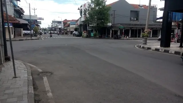 Suasana di sudut kota wates Kulonprogo