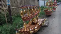 Kapal Panjang Mulud menjadi salah satu tradisi warga Serang untuk merayakan Maulid Nabi (Liputan6.com / Nefri Inge)