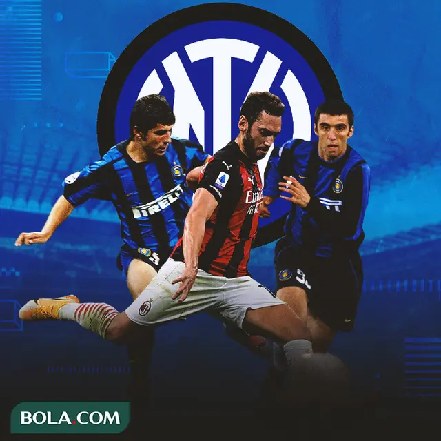 Inter Milan - Emre Belozoglu, Hakan Calhanoglu, Hakan Sukur