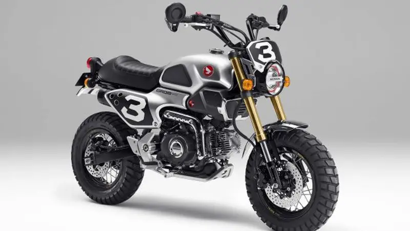 Honda Grom 50 Scrambler Usung Nuansa Retro-Modern