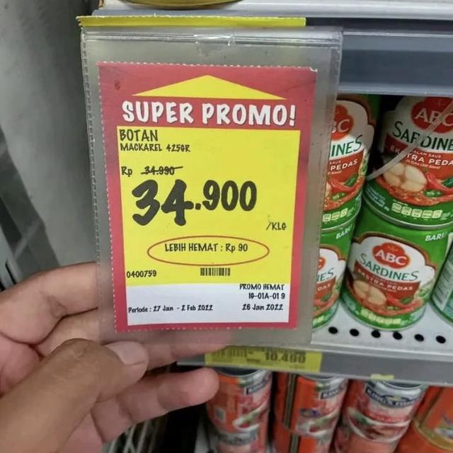 6 Penulisan Harga Nyeleneh Ini Bikin Pembeli Bingung, Harus Teliti
