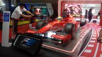 Mobil balap Formula 2 Sean Gelael. (Jordy/Liputan6.com)