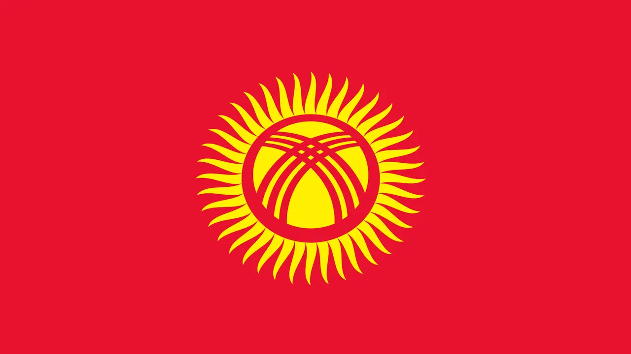 Bendera Kyrgyzstan