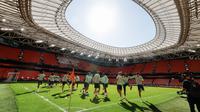 Stadion San Mames, Bilbao, jadi venue final Liga Europa 2024/2025. (Thomas COEX / AFP)