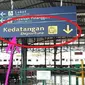 Viral foto salah terjemahan di Stasiun Purwosari, Solo, Jawa Tengah. (Istimewa)
