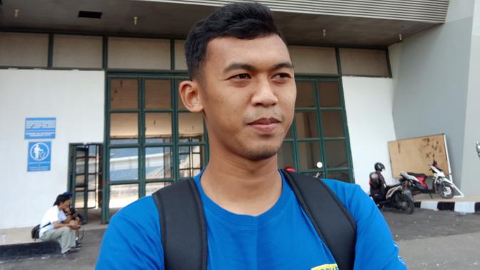 Gelandang Persib Bandung Abdul Aziz. (Liputan6.com/Huyogo Simbolon)
