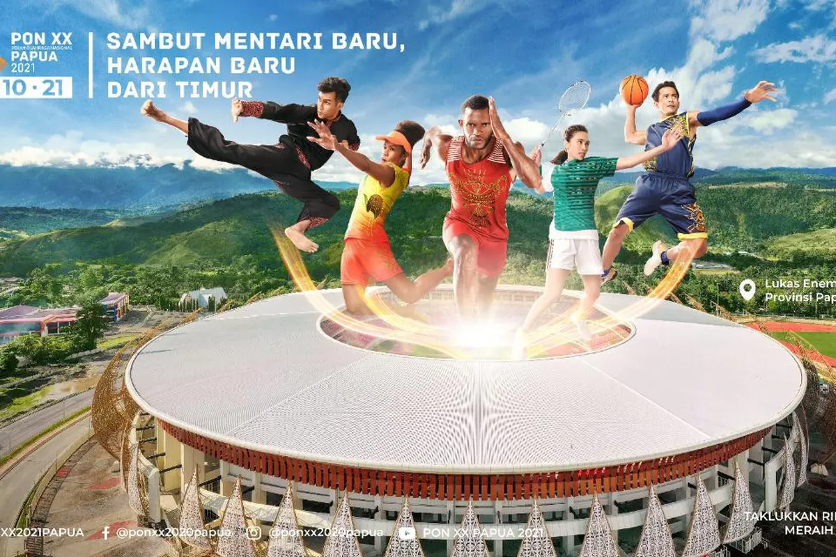 Poster PON XX Papua