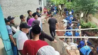 Pemkot Jakbar Lakukan Penanggulangan Tanah Longsor di Kembangan