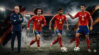 Ilustrasi Timnas Spanyol di Piala Dunia 2026. (Foto by Gemini AI)
