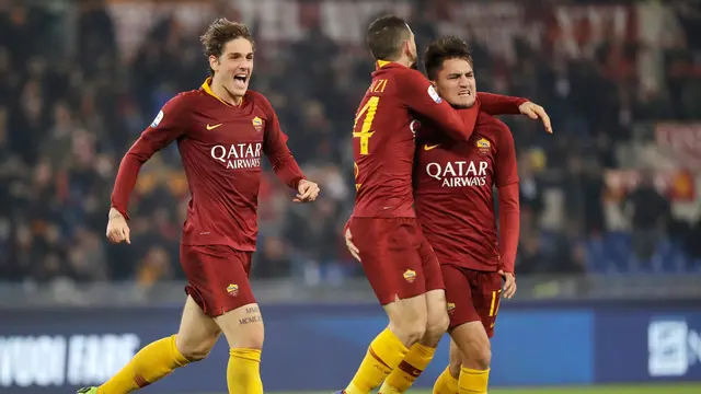 Inter Milan Tahan Imbang AS Roma di Olimpico