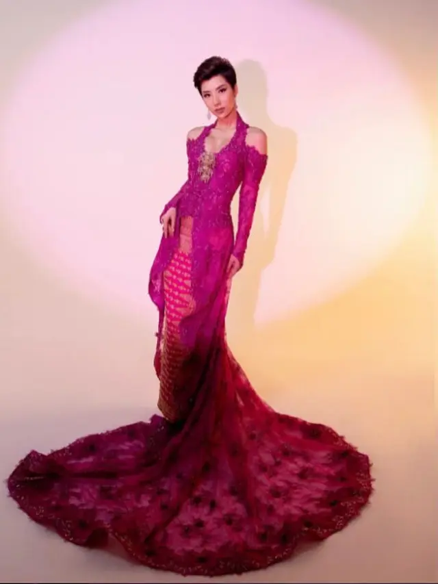7 Potret Nadia Tjoa, Wakil Indonesia yang Raih Mahkota Miss Face of Humanity 2022