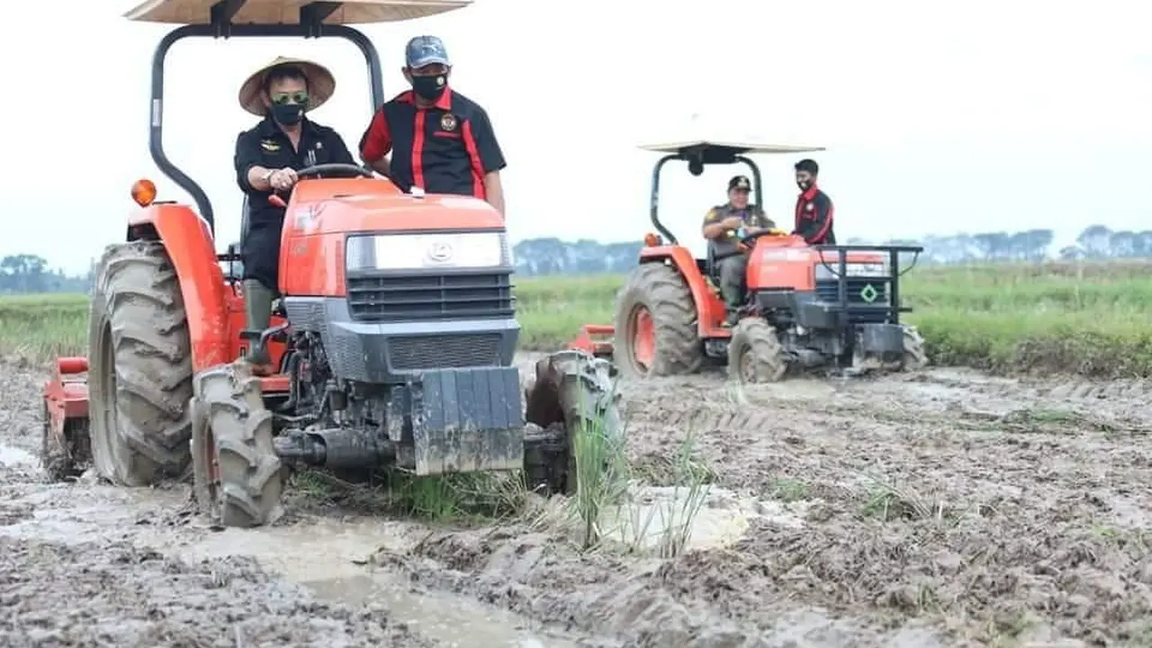 Mentan Syahrul Yasin Limpo mengungkapkan, salah satu faktor penyebab pertumbuhan kinerja sektor pertanian adalah musim tanam yang sukses meski Covid-19 masih mewabah. (Dok Kementan)