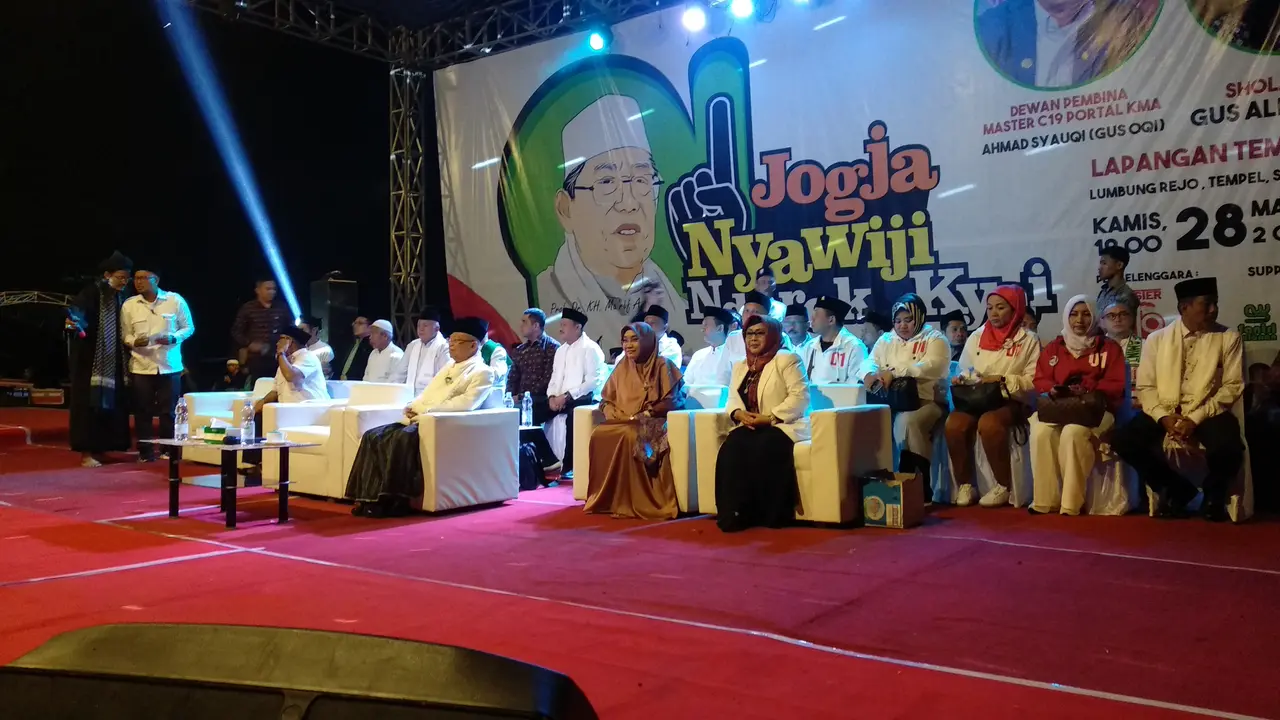 Calon wakil presiden nomor urut 01 Ma'ruf Amin. (Liputan6.com/Putu Merta)