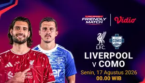 Liverpool vs Como - Pre-season Friendly Match: Adu Taktik Iraola dan Fabregas Hanya di Vidio