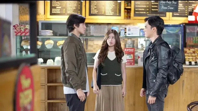 Main Sinetron Baru, Ini 7 Potret Dannia Salsabilla Bersama Para Pemain Garis Cinta