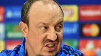 Rafael Benitez dipecat dari kursi pelatih Real Madrid pada Senin (4/1/2016) waktu setempat. (AFP/Sergei Supinsky)