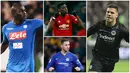 Berikut ini empat pemain yang akan membuat Real Madrid semakin ganas musim depan. Diantaranya, Eden Hazard, Luka Jovic dan Kalidou Koulibaly. (Foto Kolase AFP)