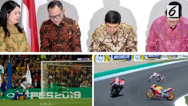 Video Hit hari ini hadir dari  jumlah hari libur Lebaran, Marquez pemenang MotoGP, dan hightlight Barcelona dan Real Madrid.