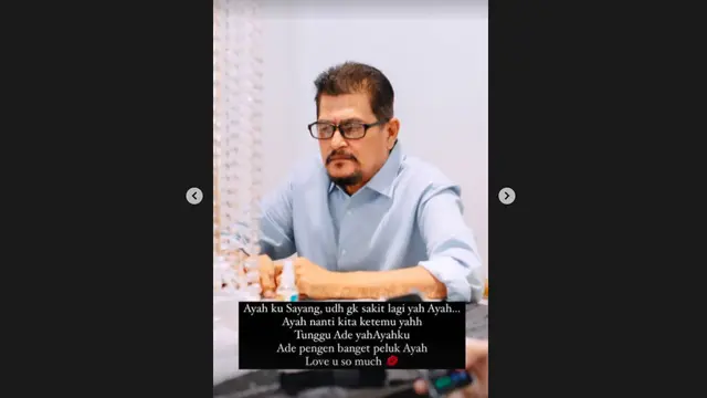 Ayah Cut Meyriska meninggal dunia pada Selasa (24/8/2021).