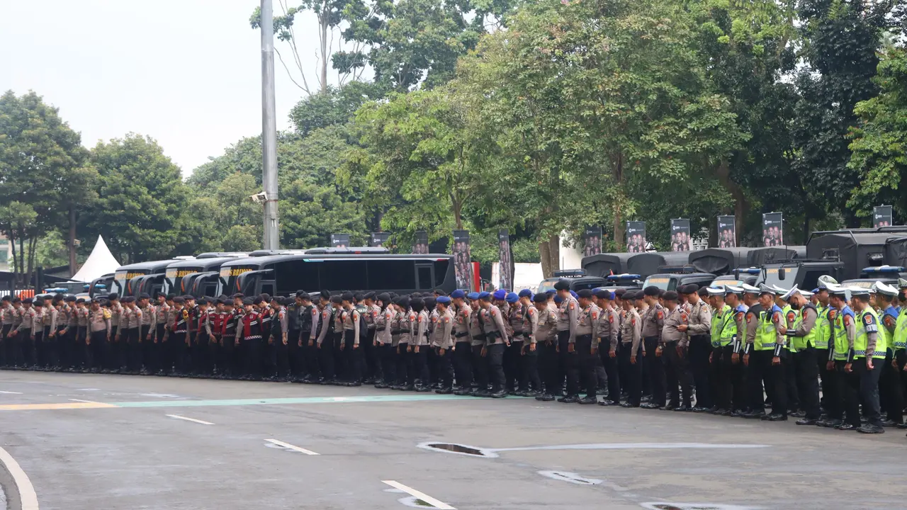Sebanyak 2.730 personel gabungan disiagakan mengawal laga Persija Jakarta kontra Persebaya FC di Stadion Utama GBK, Sabtu (11/4/2026) malam (Istimewa)