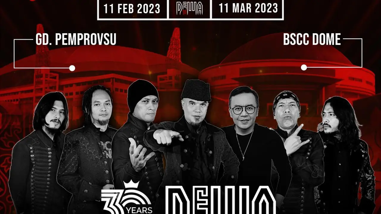 Medan dan Balikpapan juga akan menjadi tujuan konser Dewa 19 yang bertajuk "Anniversary Concert: 30 Years Career of Dewa 19".